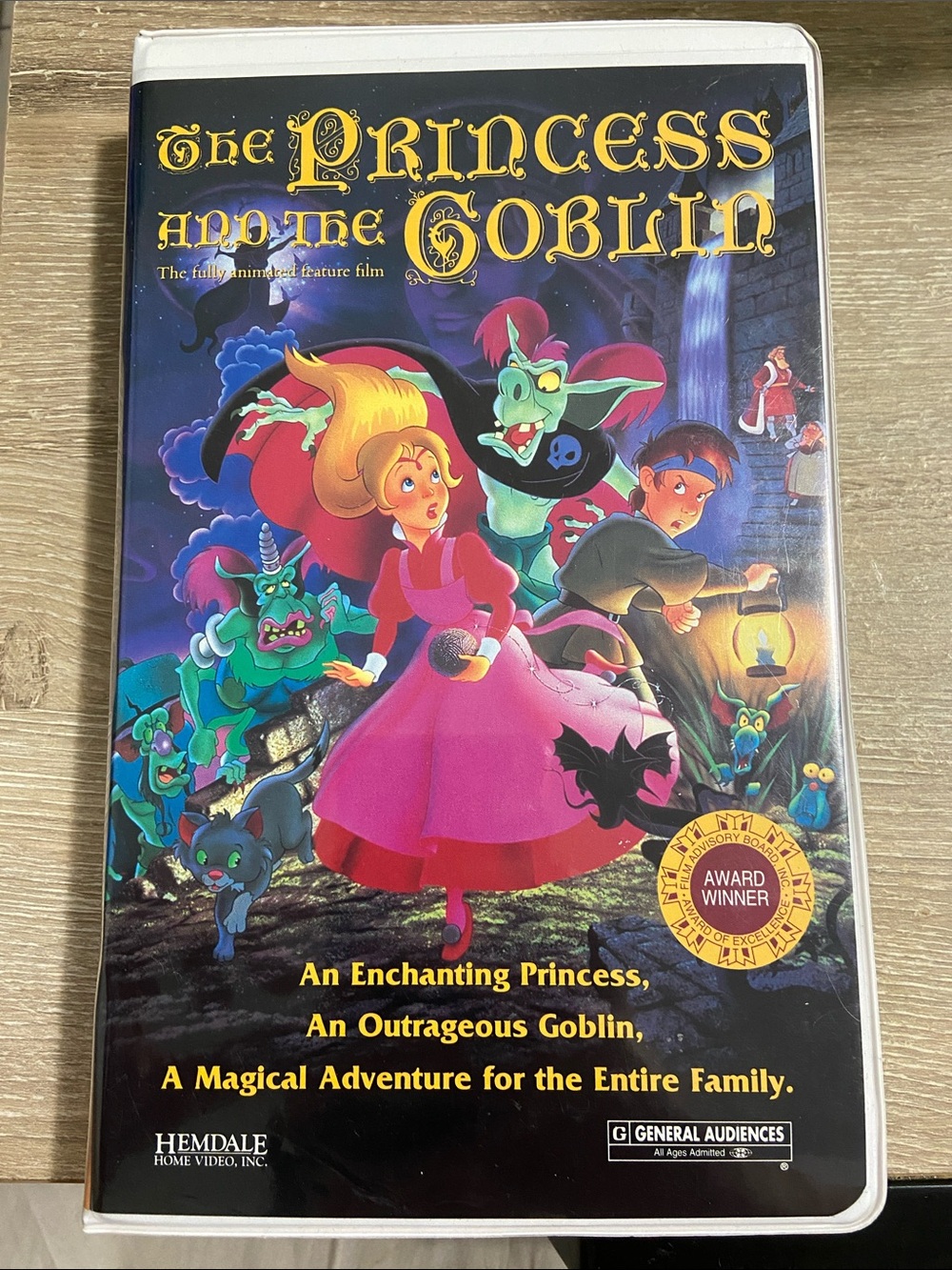 The Princess and the Goblin (VHS, 1994) Clamshell